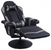 Кресло игровое Cactus CS-CHR-GS200BLG черный/серый сиденье черный/серый эко.кожа металл черный подст.для ног 